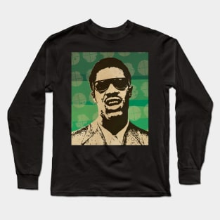 Stevie Wonder // Retro Poster Soul And Funk Long Sleeve T-Shirt